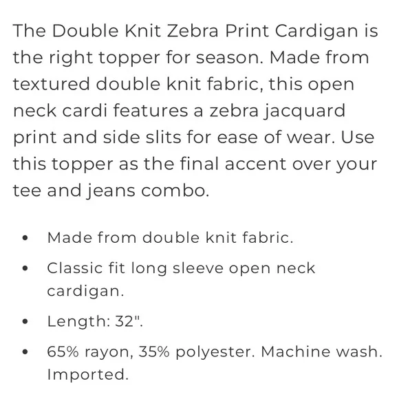 Chico’s cardigan sweater - Picture 8 of 9